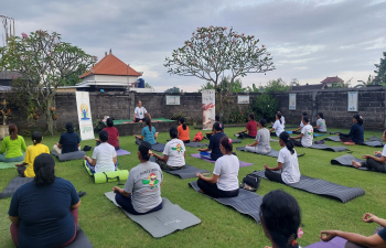 Pre-Event IDY with Narayiana Ashram.